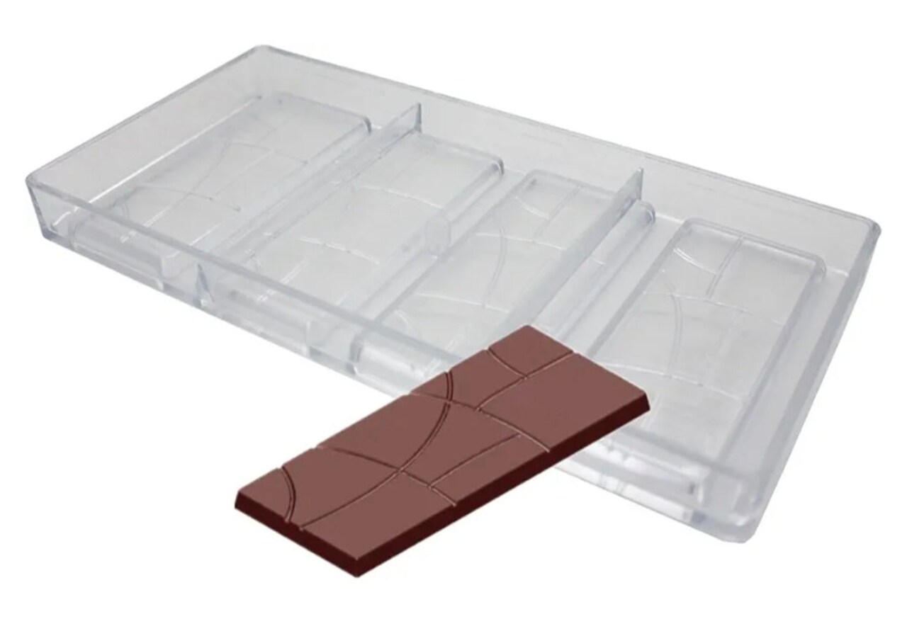 Breakaway Bar Mold 2 - Durable Polycarbonate Cakewalk Design for Precision Baking